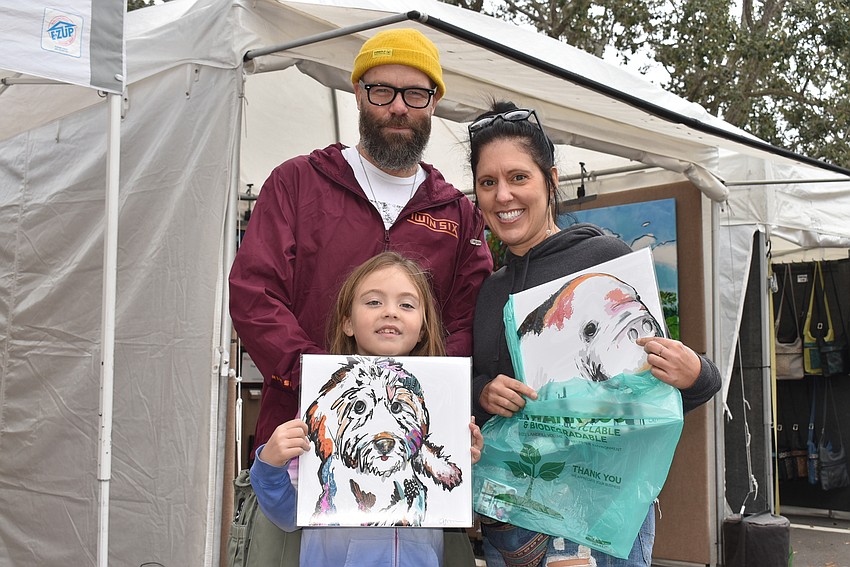 Henry, Morgan and Jenn Thomas