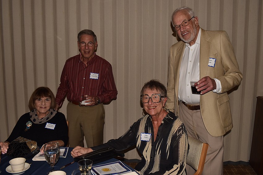 Barbara and Gerald Rosenthal with Gale and Walter Frank