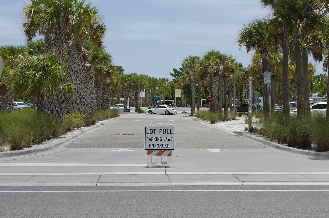One of the projects suggested by Siesta Key leaders is a beach parking system that displays real-time space availability.