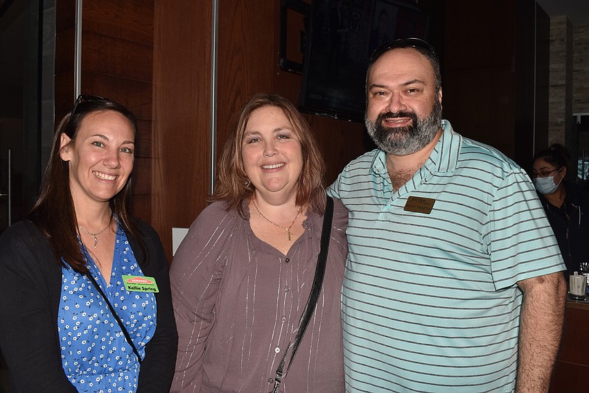 Kellie Spring, Dee Dee Mesghali and Ramin Mesghali