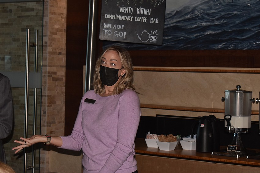 Crystal Russell said she's seeing more corporate groups come out again.