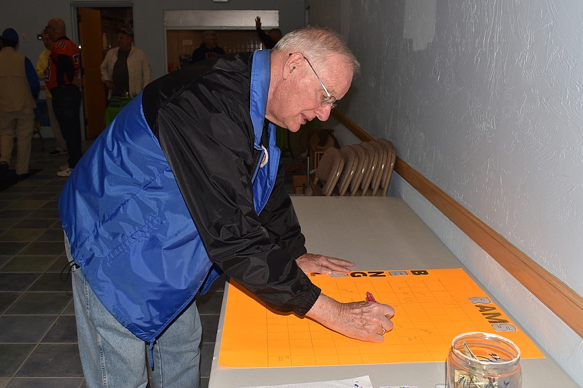 Bob Soper bets on the winner.