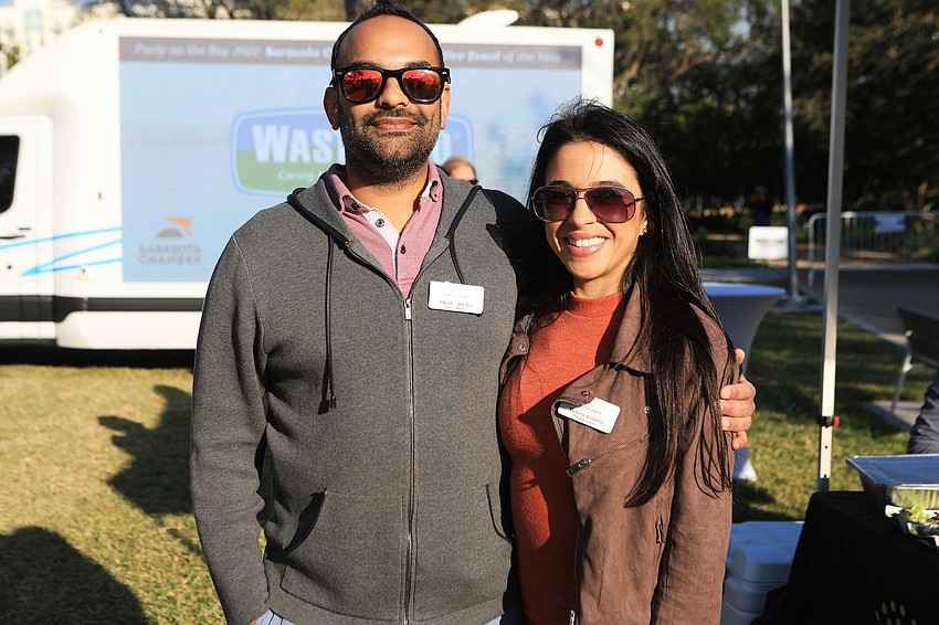 Nikash Patel and Victoria Andarcia