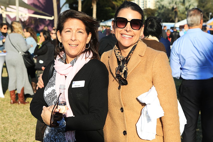 Robi Leach and Joanna Swanson