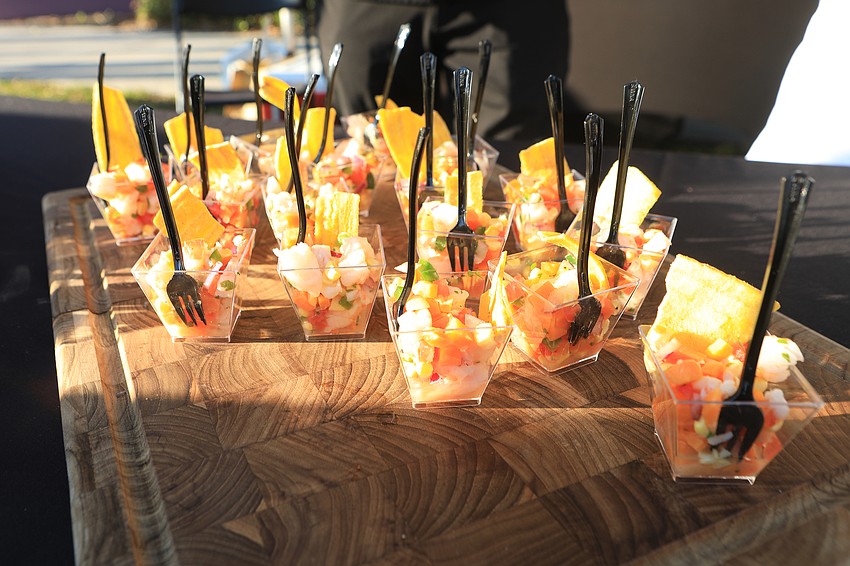 Publix had ceviche for guests.