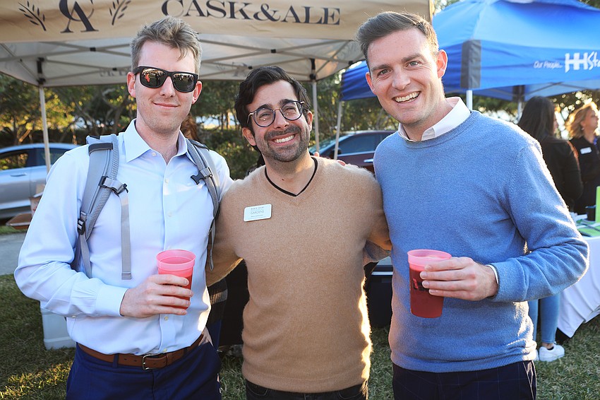 Brendan Ward, Ross Johnston and Daniel Long