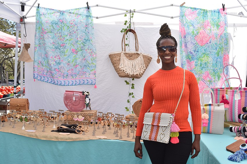 Selina Gray came from the east coast to participate in the market .