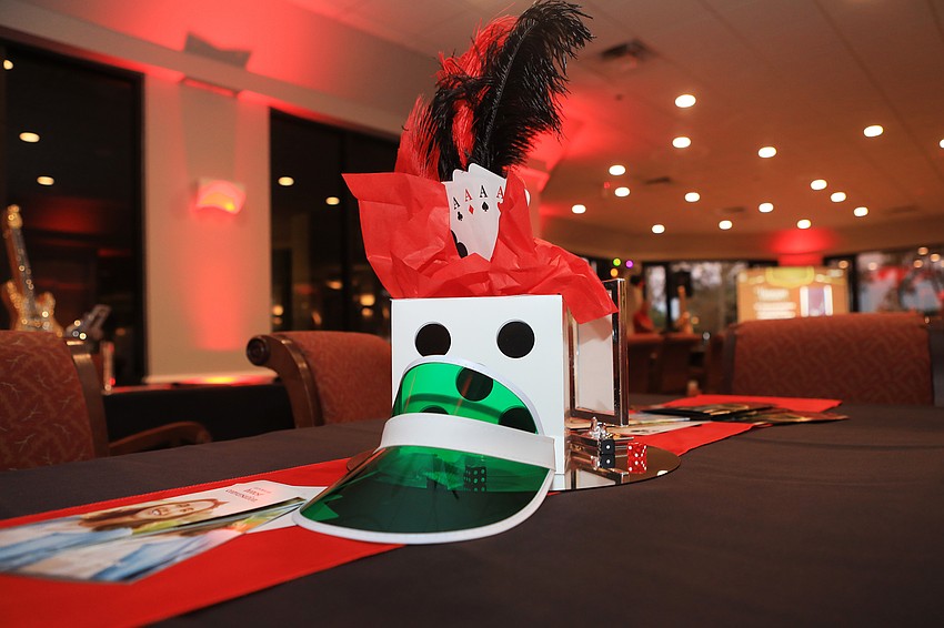 The night had a Vegas theme.