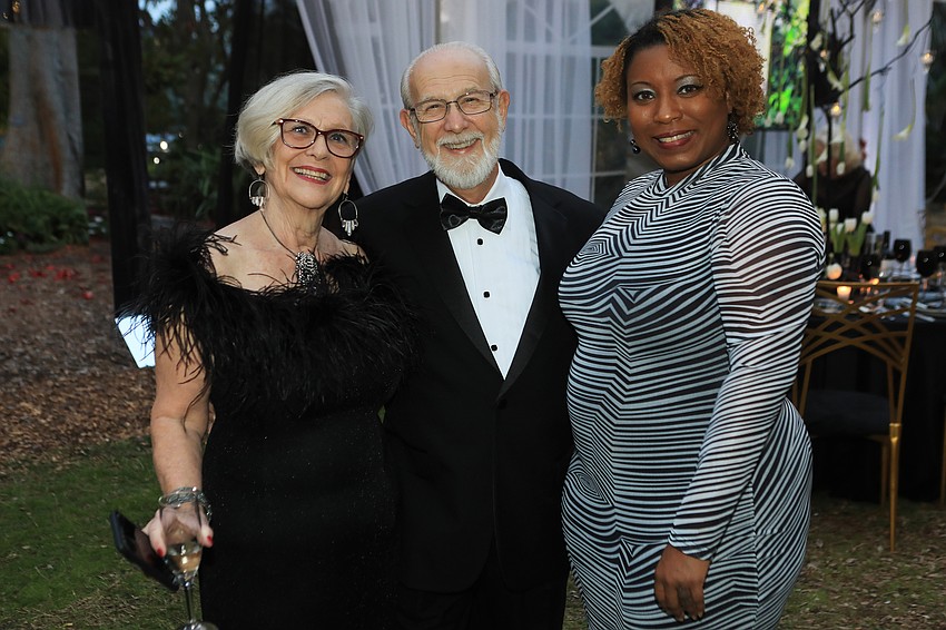 Becky Creighton, Ian Bland and Shavonne Simon