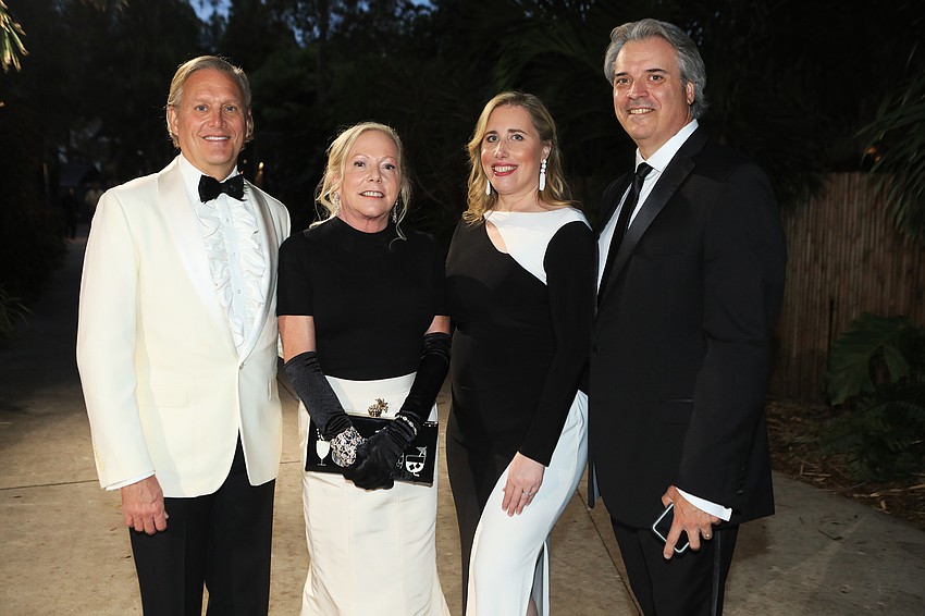 Bill McComb and board chair Marianne McComb with president and CEO Jennifer Rominiecki and Rob Rominiecki