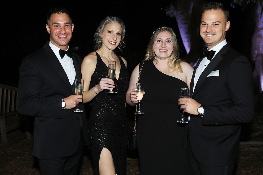 Brendan and Krista Keats with Nicole and Jordan Baker