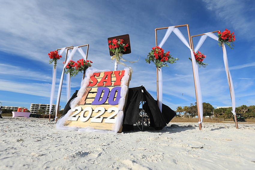 The day had several photo opportunities for couples.