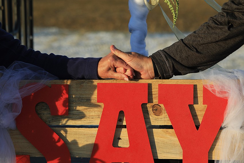 Couples from Sarasota and elsewhere met on Siesta Key.