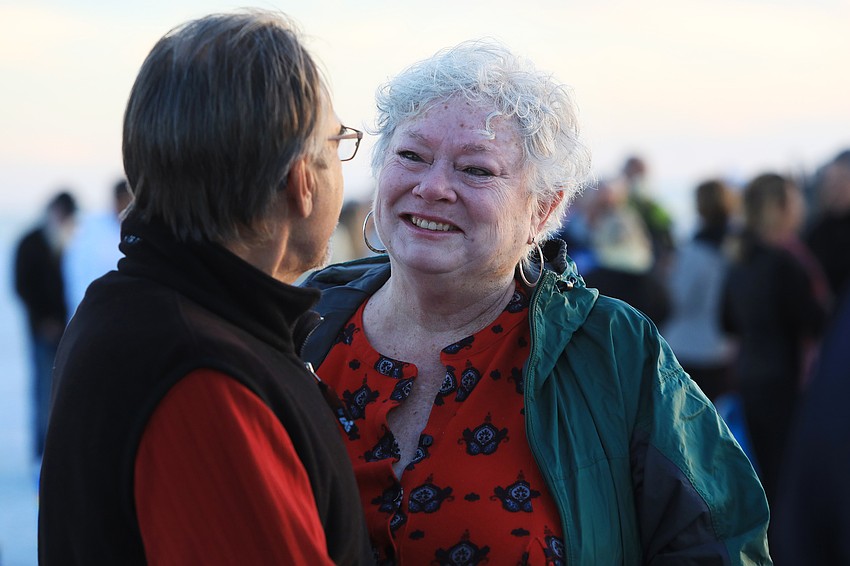Patrick Hinchliffe and Marge McCarthy celebrate 45 years of marriage.