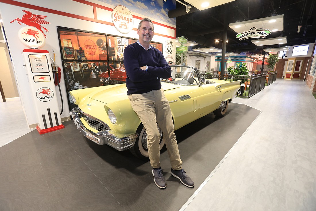 Co-owner Michael Finn has spent his weekends collecting 50s memorabilia.