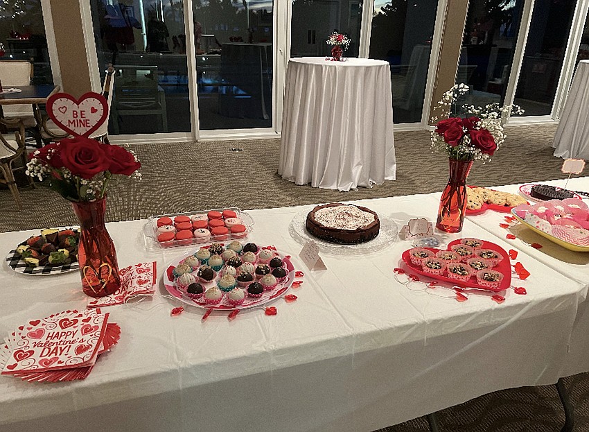The tables were lined with multiple kinds of dessert.  Photo courtesy of Jean-Marie Seidl.