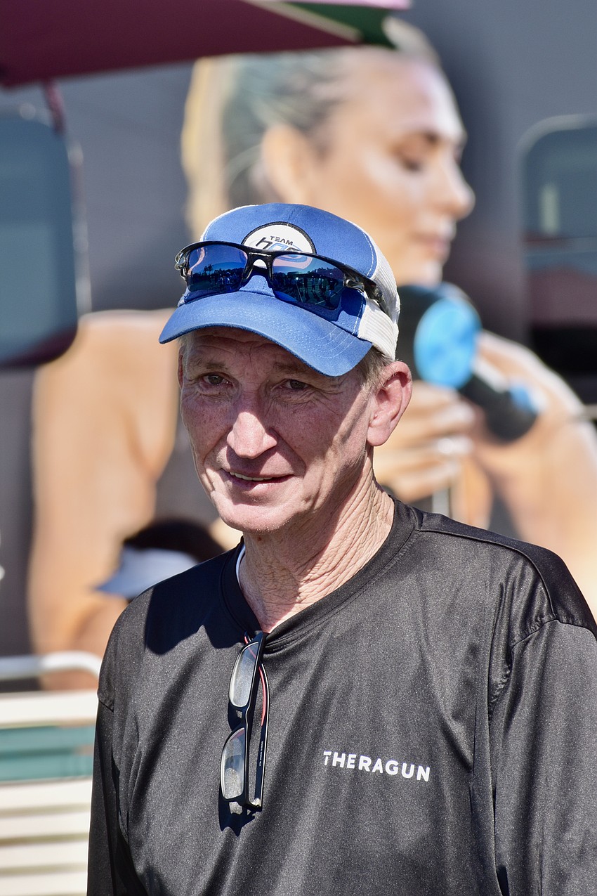 Ken Merritt represented Therabody, makers of a muscle therapy device endorsed by Maria Sharapova.