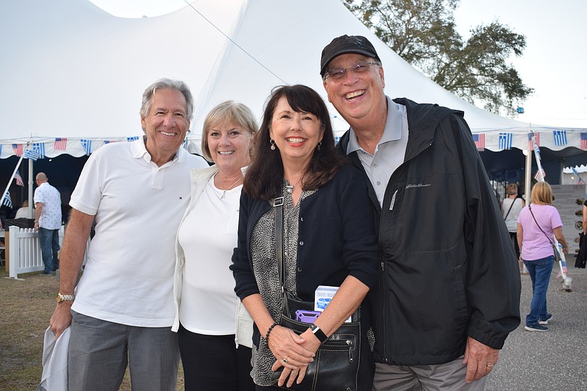 Bradenton's Mike Yugovich and Linda Nowack have attended the Greek Glendi several times in the past and decided to bring their friends Christa Mudd and John Mudd this year.