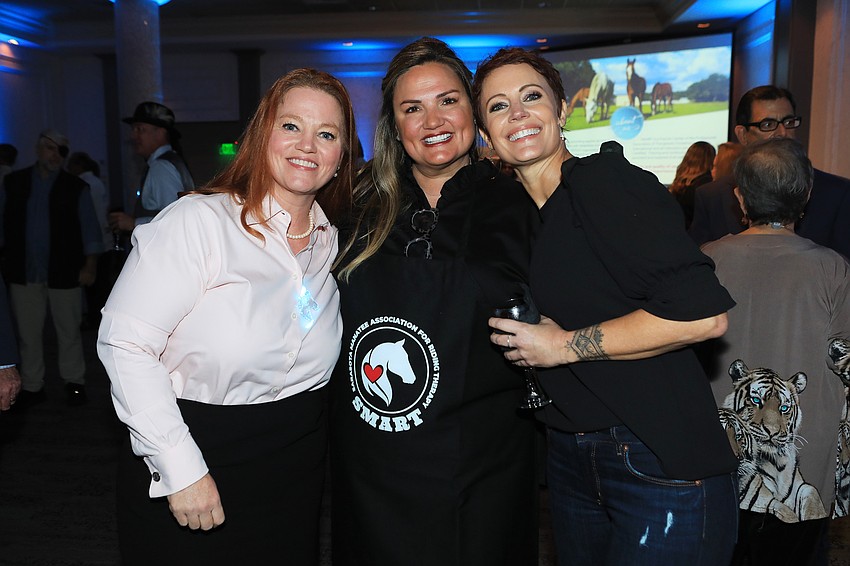 Mandy Franklin, Executive Director Rebecca Blitz and Mandi Kelley
