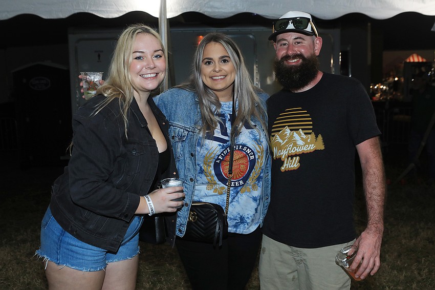 Maddi Pike, Alyssa Young and Pat Baer