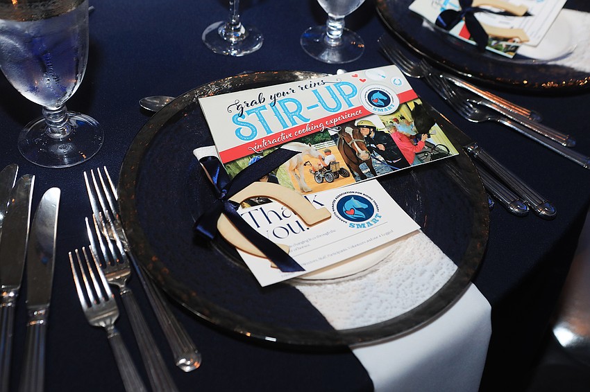 Around 100 people attended the dinner.