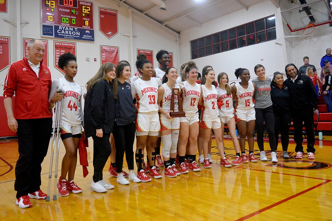 The Cardinal Mooney girls basketball team is one of two Sarasota teams, along with Booker, headed to the Final Four in Lakeland next week.