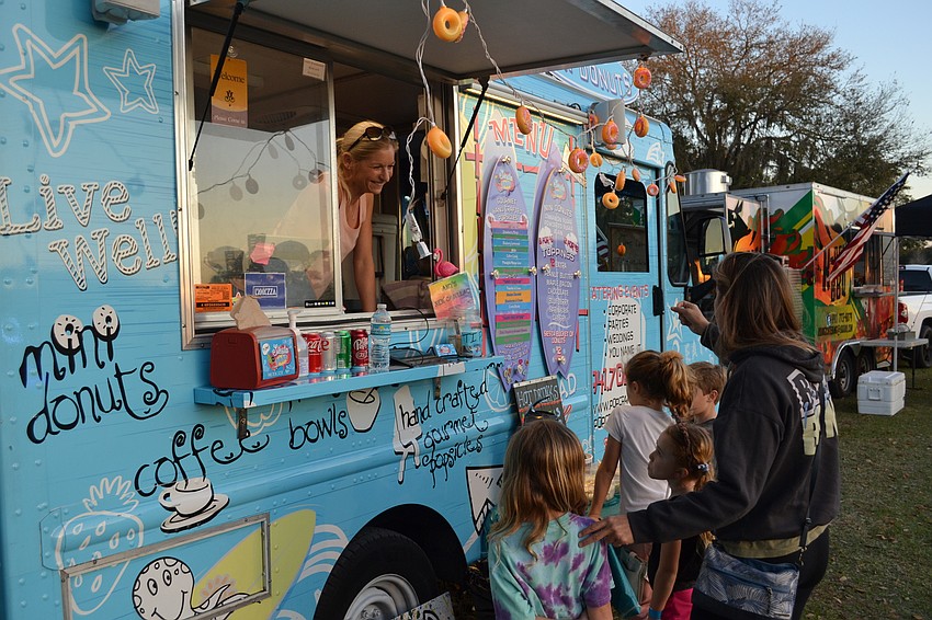 Amy Ebert of Pop Craft offers some handcrafted frozen treats at the Lakewood Ranch Community Campout on Feb. 19-20, 2023.