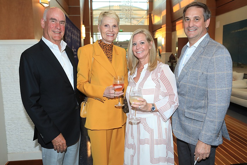 Frank and Barbara Ross with Tracy and Jeff Harkness