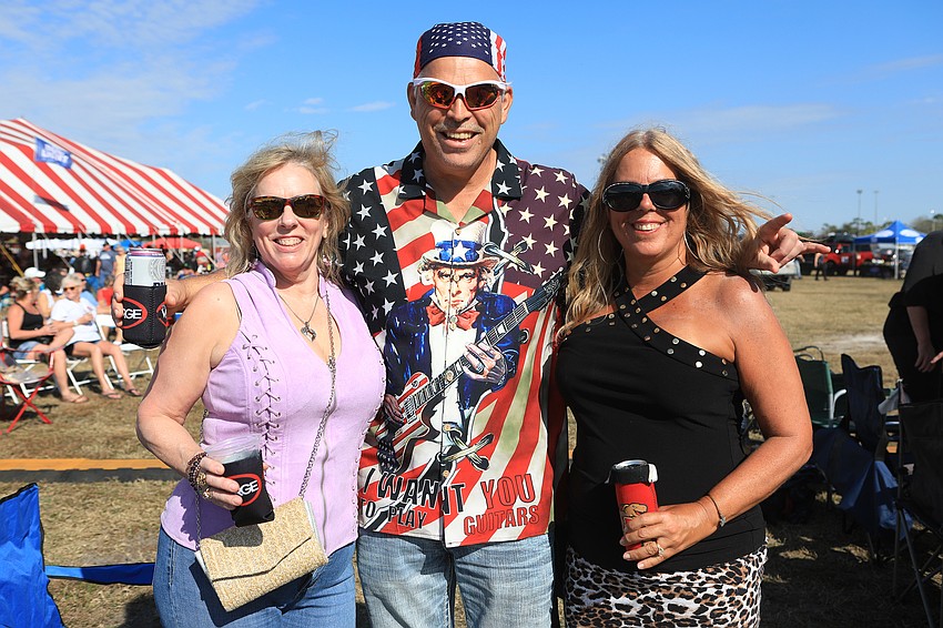 Mary and Reggie Wilson with Karen Strickler