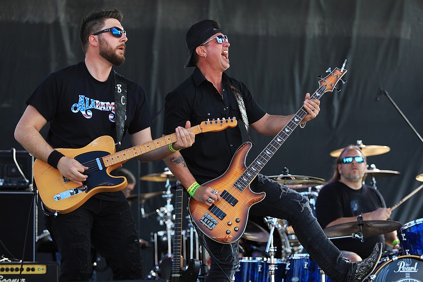 The Tobacco Rd band keeps the audience rocking.