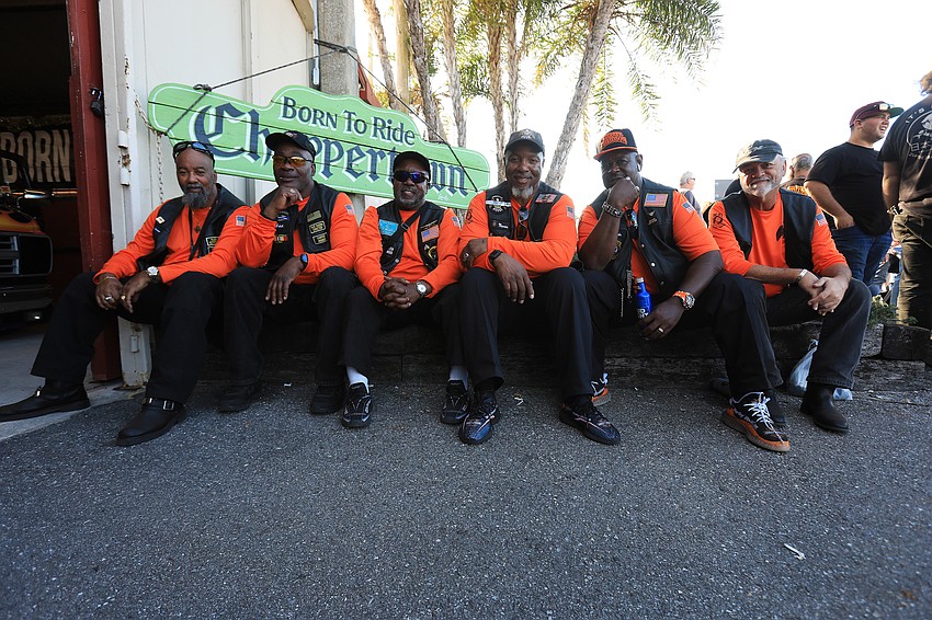 Joseph Washington, Butch Carter, Robert Vance, Marvin Sims, Nate Green and Brian Cliff from American Legion Post 331