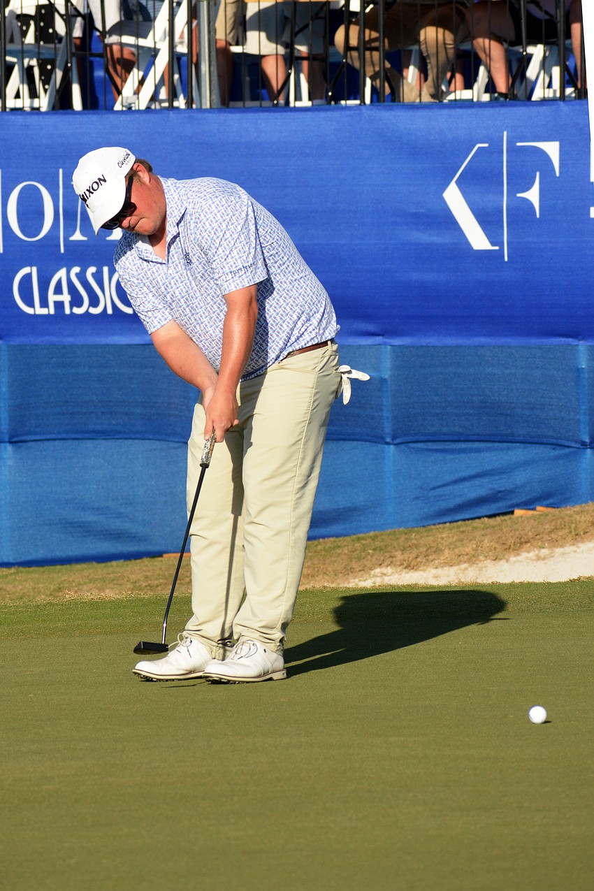 Michael Gellerman will look for a do-over at the 2023 LECOM Suncoast Classic after a four-putt on the No. 18 green cost him a win in 2022.