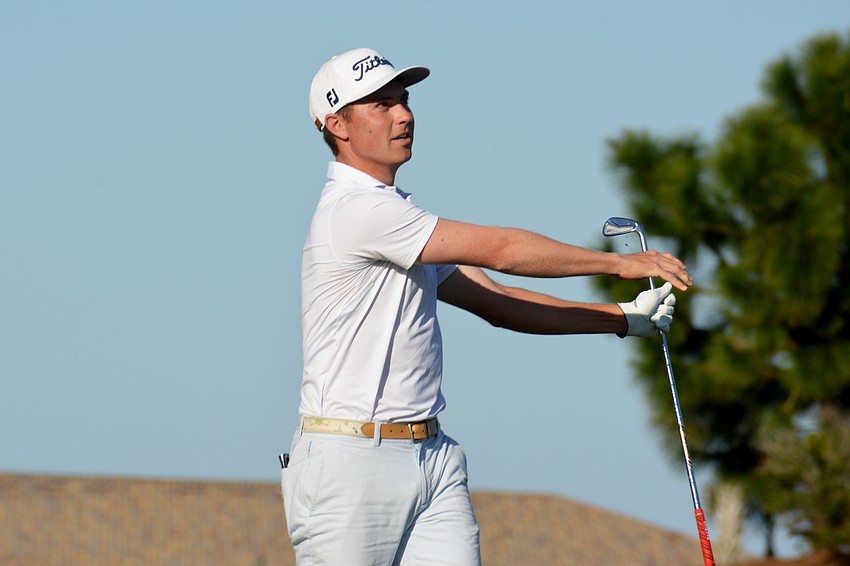 Ben Griffin finished second at the 2022 LECOM Suncoast Classic at Lakewood National Golf Club.