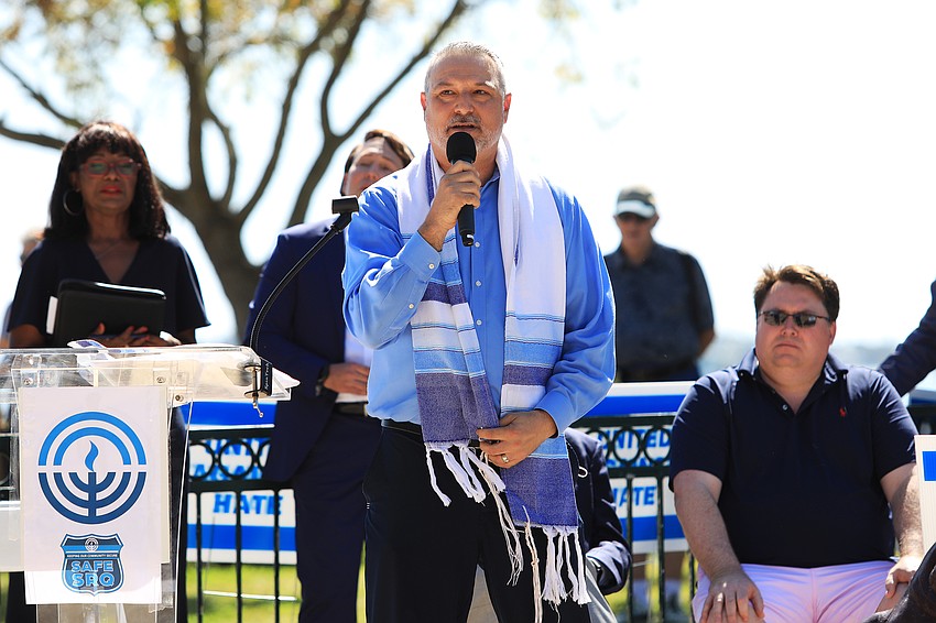 Rabbi Michael Shefrin with Temple Emanu-El speaks to the community's resilience.