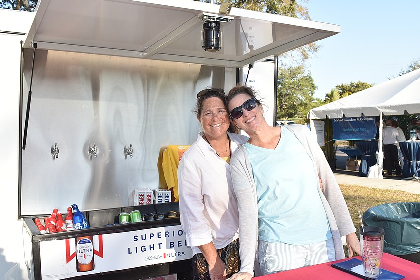 Amy Morgan and Suzy Brenner sold drinks during the show.