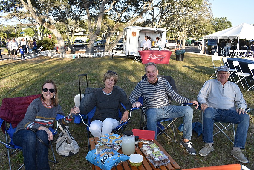 Laney Pitt, Dale and Carol Hudson and David Pitt