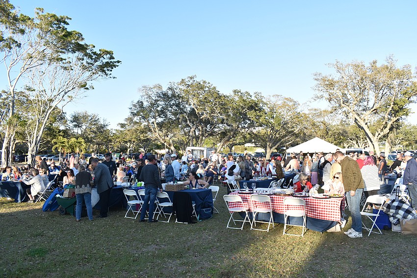More than 100 people attended the concert.