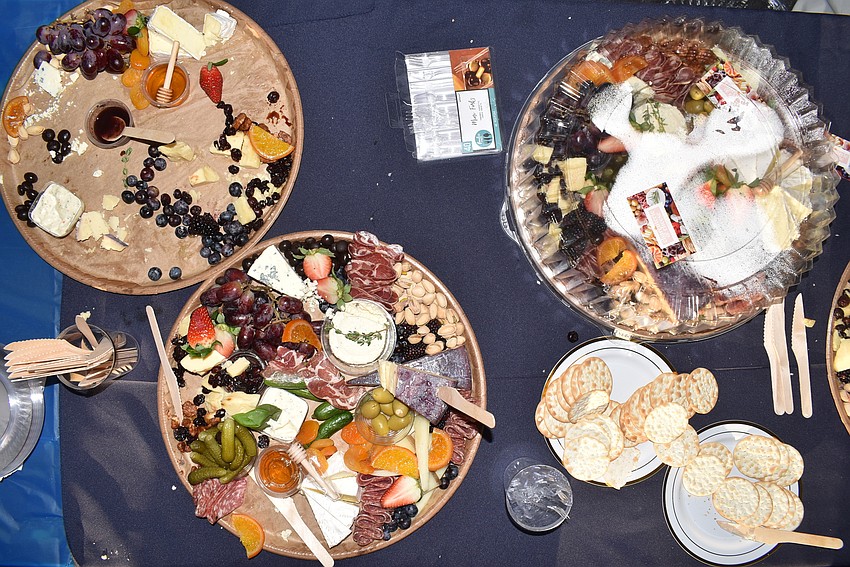 At the Michael Saunders and Company tent, multiple charcuterie boards were ripe for the picking.