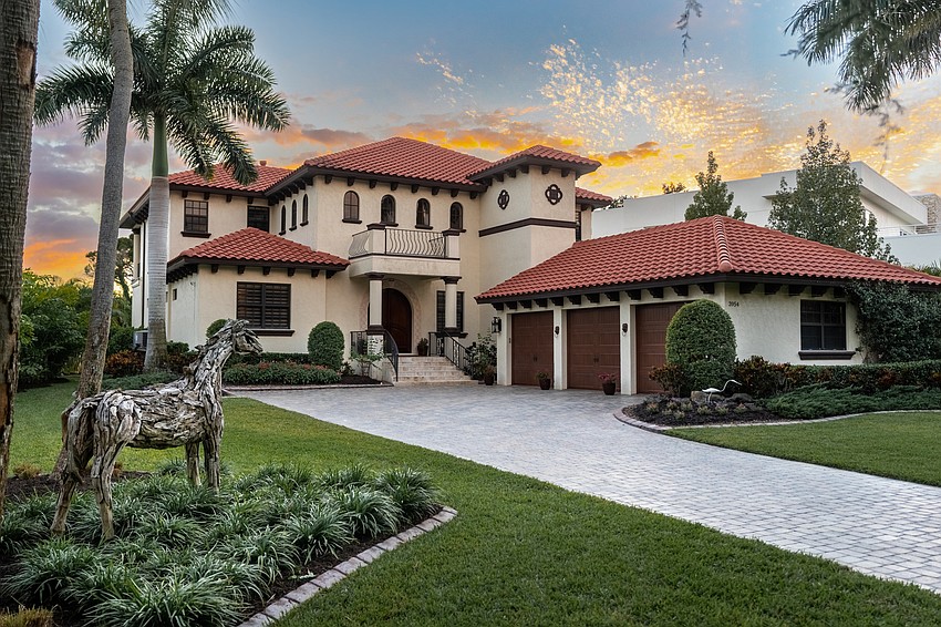 The property at 3954 Roberts Point Road covers more than a half-acre.