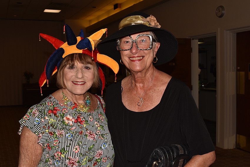 Barbara Rosenthal and Gale Frank came with their maddest hats for the occasion.