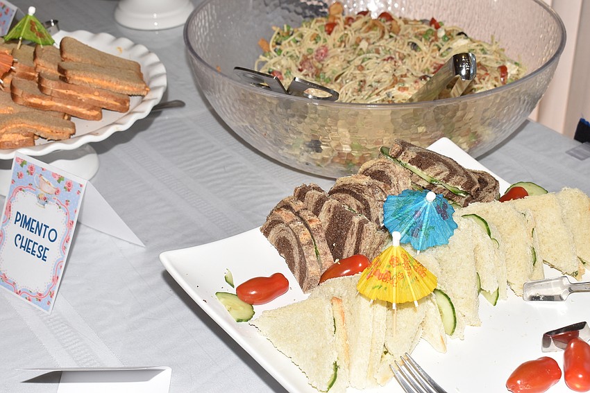 Sylvia Pastor made sandwiches for everyone.