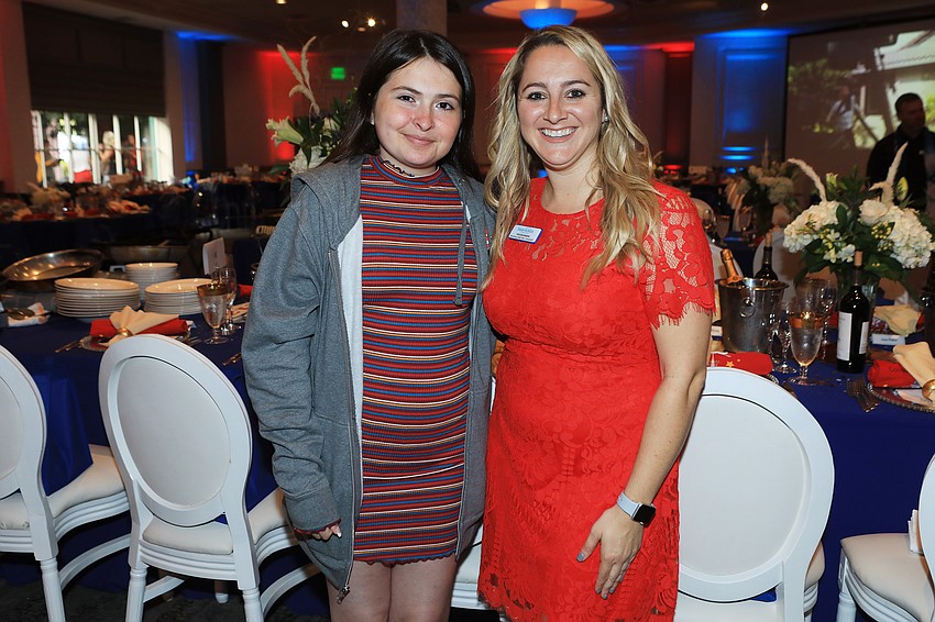 Make A Wish recipient Lianne Millikan and Taylor Marini