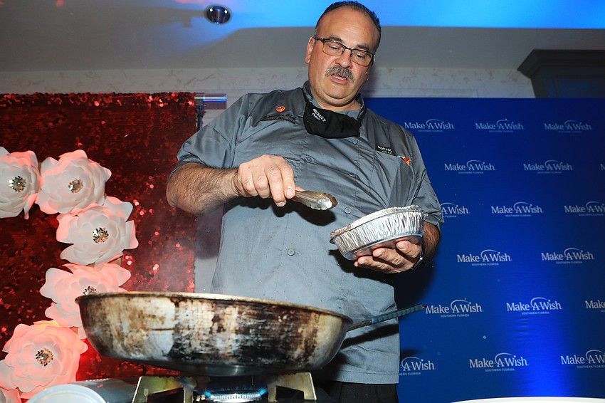 Chef Jamil Pineda leads the lunch.