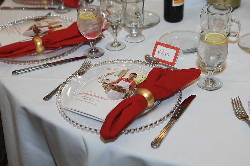 300 guests attended the luncheon.