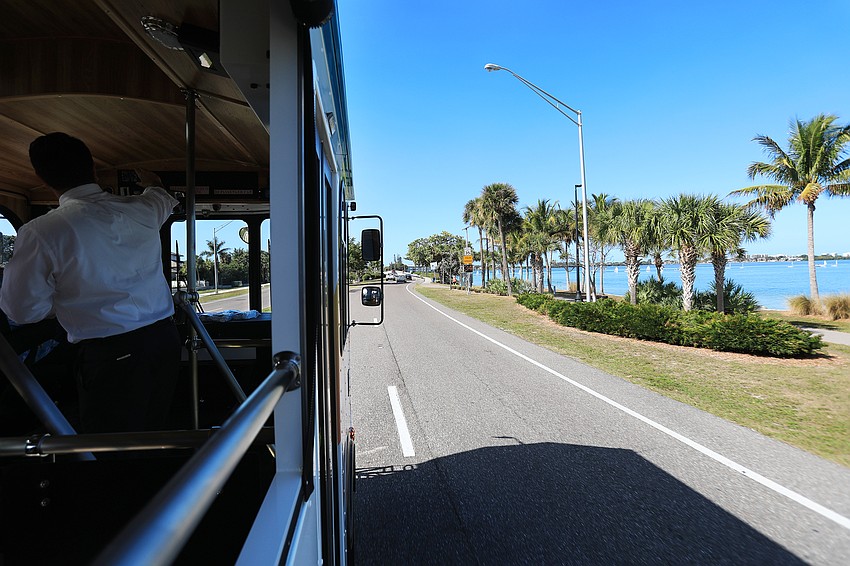 The trolley service will take people all the way to Ted Sperling Park at South Lido Beach