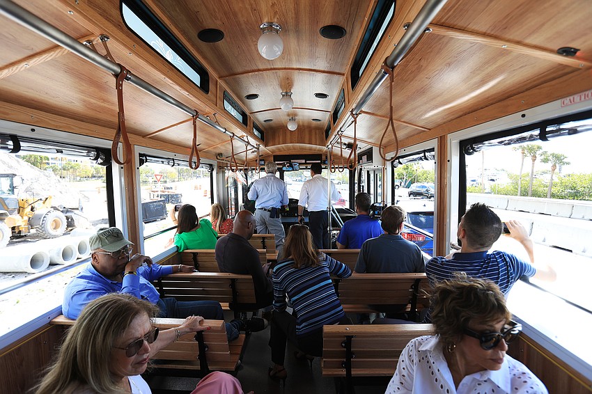 The trolley service will take people all the way to Ted Sperling Park at South Lido Beach