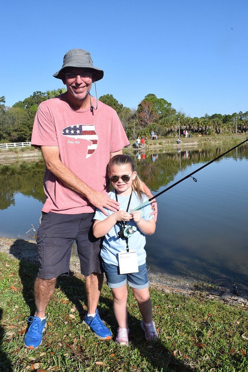Greenbrook's Scott Overholt loves spending quality time with his 6-year-old daughter Keira Overholt at the tournament.