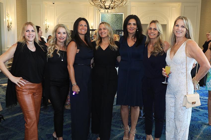 Rebecca White, Angela Radigan, Leslie Goodman, event chairwoman Kristina Eastmond