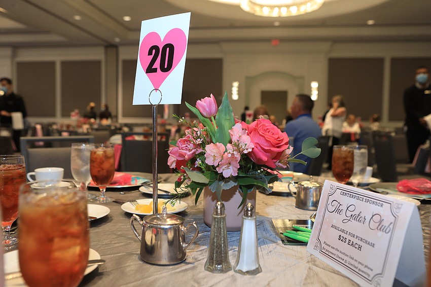 A fashion show followed the reception.