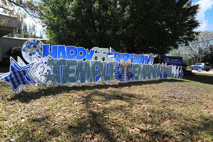 The temple celebrated its 65th anniversary.